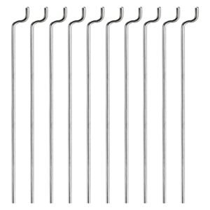 uxcell 1mm x 400mm Steel Z Pull Push Rods Parts Pack of 10 for RC Solar Boat DIY Projects