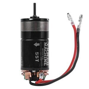 Alomejor RC Car 540 Brushed 55T Motor Box 1:3 Ratio for SCX10 1/10 RC Car