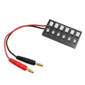E-outstanding 1-Pack 3.7V Lipo Battery Balance Charging Board 1S Ultra Micro JST-PH Parallel Connect Plate Blade Inductrix Adapter Board for RC Toys