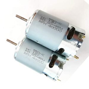 Weelye 2 Pcs 12V550 RPM 40000 High Torque 12 Volt DC Motor for RC Sproul on Free Will SUV Parts and Children Ride on Toys Replacement