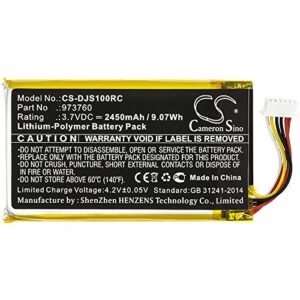 Estry DJI Spark Mavic Pro Mavic Air Remote Controller Replacement Battery 2450mAh 3.7V Li Polymer