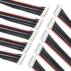 10pcs JST XH 8S LiPo Balance Wire Lead Extension Cable 30cm 22awg for Boeing 747 400 RC Plane and Other RC Models