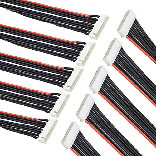 10pcs JST XH 8S LiPo Balance Wire Lead Extension Cable 30cm 22awg for Boeing 747 400 RC Plane and Other RC Models