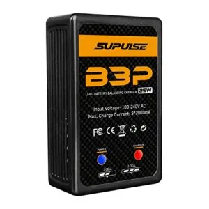 SUPULSE B3 Pro RC Battery Quick Charger 25W 2S 3S Lipo Balance Charger with AC 7.4V 11.1V Input