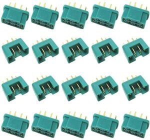 20 Pairs MPX Multiplex Connectors 6 Pin MPX Plug Male and Female for RC LiPo Battery ESC Motor