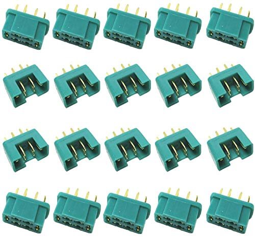 20 Pairs MPX Multiplex Connectors 6 Pin MPX Plug Male and Female for RC LiPo Battery ESC Motor