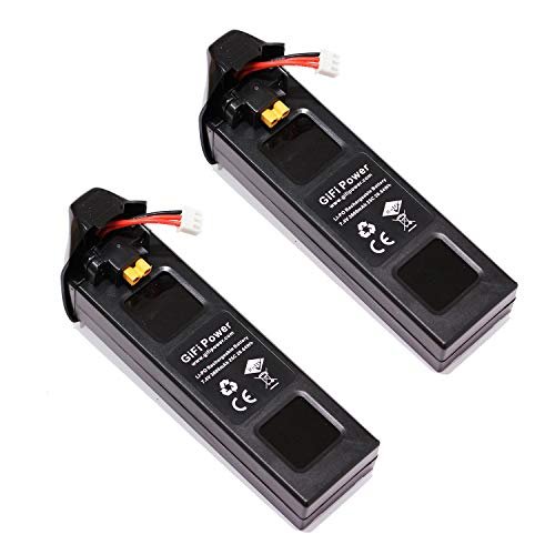 MaximalPower 2PC 7.4V 3600mAh LiPo Battery for MJX B2C B2W B2 Bugs 2w Bugs 2 D80 F18 D80 F200SE MJX B2SE GPS RC Quadcopter Drone