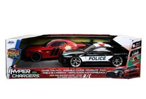JADA Toys Hyperchargers 1/16 Scale 2019 Dodge Challenger SRT Remote Control Car with RC Dodge Challenger Body for Kids and Adults