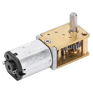 Fafeicy N20 DC12V Mini Micro Metal Gear Motor RC Airboat Engine Low Speed CW CCW Rotation