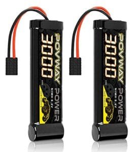 POVWAY 8.4V 3000mAh RC NiMH Battery with Tr Plug 2 Pack for PSL RC Hobby Group Enthusiasts