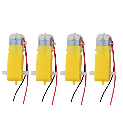 Stemedu 4PCS DC TT Motor Gearbox Electric Motors for RC Car DIY Robot Toys 200RPM Ratio 1 48 RC Car Electric Motors Guide