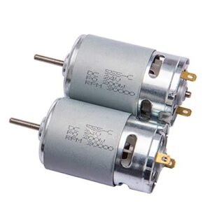 2 Pcs Universal RS555 24V 30000RPM Electric Motor Drive Engine Accessory for RC Ride in Car and Children Toys