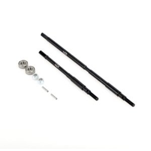 LCX Racing 1/10th Scale RC Car Bodies AR60 OCP Hard Steel Rear Axle Drive Shaft Dogbone Straight Shaft for Axial Wraith RR10 SMT10 Upgrades Parts Accessories