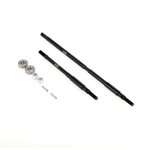 LCX Racing 1/10th Scale RC Car Bodies AR60 OCP Hard Steel Rear Axle Drive Shaft Dogbone Straight Shaft for Axial Wraith RR10 SMT10 Upgrades Parts Accessories