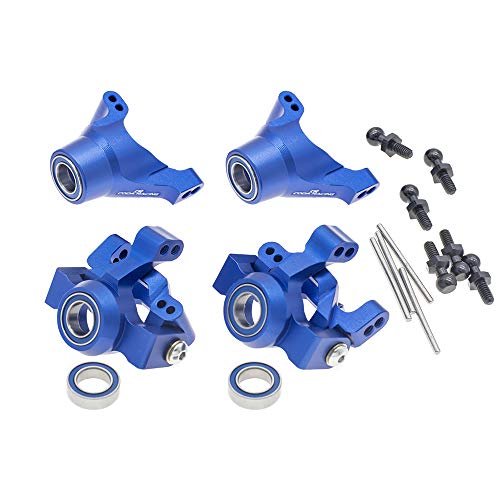 CODA RACING RC Alloy Caster Block Steering Blocks Stub Axle Carriers for Traxxas 1 18 LaTrax Teton Desert Prerunner Rally Racing Rally RC Short Course Truck