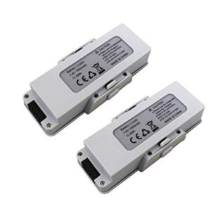 Fytoo 2PCS 7.6V 1500mah Lithium Battery for HS510 F30 Brushless Folding Quadcopter Spare Parts Aerial Remote Control Drone Battery