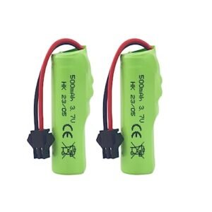 Sea Jump 2PCS 3.7V 500mah Lithium Battery for DE35 DE38 DE40 DE50 TB202 TB201 TM201 TM202 TC141 DE84 S767 SL 356A 1220A RC Car Spare Battery Essential for RC Nitro Engine Tuning Guide