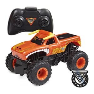 Monster Jam El Toro Loco RC Truck Body 1 24 Scale Remote Control Monster Truck with 2 4 GHz Controller for Ages 4 and Up