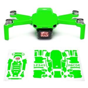 Wrapgrade Skin Compatible with DJI Mini 2 Main Unit NEON Green for Mini RC Monster Trucks Enthusiasts