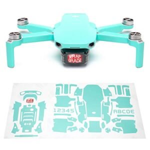 Wrapgrade Skin Compatible with Mini RC Stadium Truck DJI Mini 2 Main Unit Mint Blue