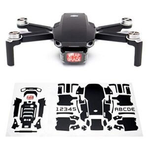 Wrapgrade Skin Compatible with DJI Mini 2 Main Unit Stealth Black Perfect for Mini RC Hot Wheels Enthusiasts