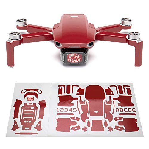 Wrapgrade Skin Compatible with Mini RC Baja Truck DJI Mini 2 Main Unit Japan RED
