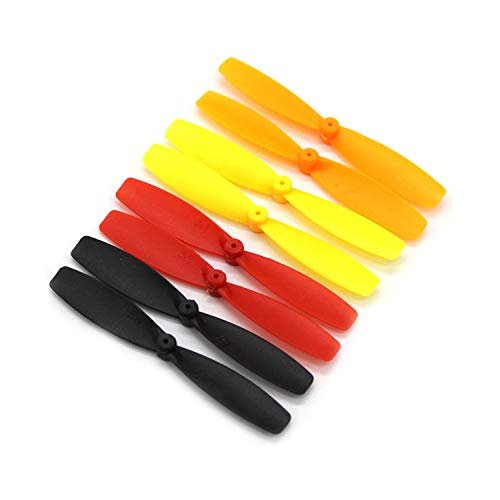 EKIND 8 Pcs 55mm 2 Blade Propeller 1mm Shaft for U Boat RC Model DIY Airplane Science and Education Toys 4 Color