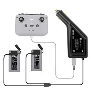 DJI Mavic Mini 2 Multiple RC Battery Car Charger 3 in 1 Rapid Charging Solution