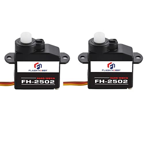 FLASH HOBBY 2PCS FH 2502 Nano Servo 2g Steering Gear with JST 1 25 Interface Perfect for Hobby Engine RC Boats