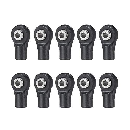 BMW M3 RC Car Body Upgrade Kit 10Pcs M3 Plastic Bent Rod Ends Black for Axial D90 SCX10