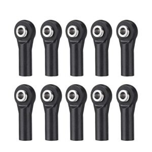 BMW M3 Nitro RC Car Upgrade Kit 10Pcs M3 Plastic Bent Rod Ends Black Crawler Width Balls for Axial D90 SCX10