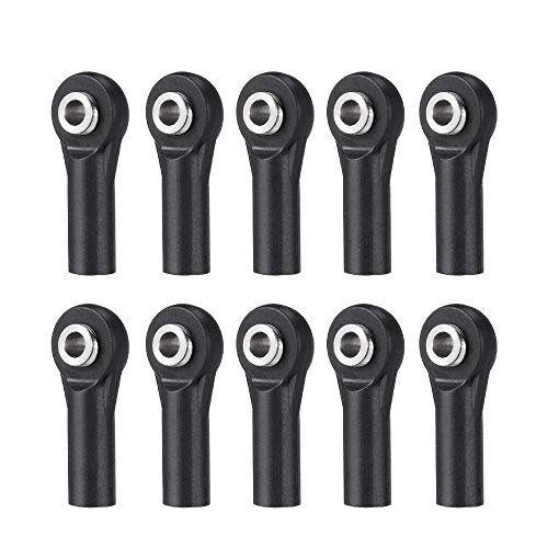 BMW M3 Nitro RC Car Upgrade Kit 10Pcs M3 Plastic Bent Rod Ends Black Crawler Width Balls for Axial D90 SCX10