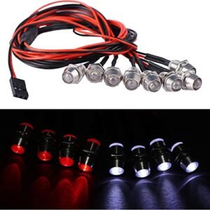 Acekeeps RC Scale Crawler Led Light Kit for 1/10 Scale RC Truck and Trailer SCX10 GEN7 Crawler Slash RC Truck