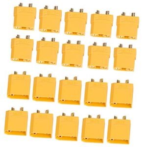 Yasoca 10 Pairs XT90 Battery Connector Set for Delta RC 51 Planer RC LiPo Battery Motor