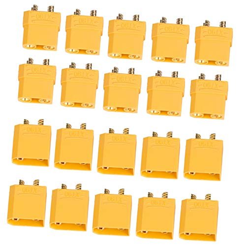 Yasoca 10 Pairs XT90 Battery Connector Set for Delta RC 51 Planer RC LiPo Battery Motor