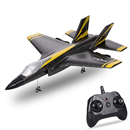 GoolRC FX635 RC Foam Wing Plans 2 Channel RC Plane 2.4Ghz Remote Control Airplane Ready to Fly Foam Glider with 3 Axis Gyro for Beginners Kids and Adults