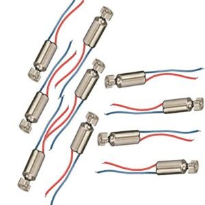 10 Pack 6x12mm DC Coreless Micro Vibration Motors 1.5V 3V 44000RPM for RC Toys