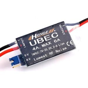 MINGCHUAN Henge 4A 2 6S UBEC Adjustable Switchable BEC for Dirt Max RC Car Input 7V 25.5V Output 5V 6V 4A Continuous Max 6A