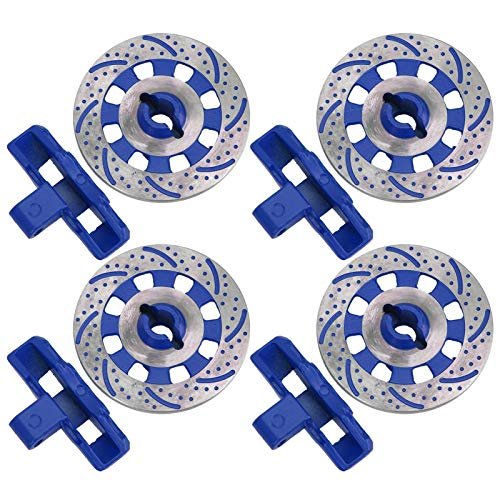 Traxxas UDR 1/7 RC Car Blue RC Hub Motor Brake Disc Set 4Pcs with Caliper Disc Accessories