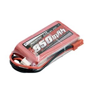 FMS 7.4V 2S 850mAh 25C LiPO Battery with JST Plug for RC Airplanes