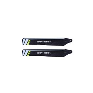 OMPHOBBY M1 Helicopter 125mm RC Shocks Main Blades Yellow Hard OSHM1034 Original Replacement Parts