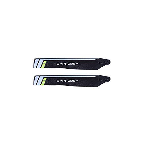 OMPHOBBY M1 Helicopter 125mm RC Shocks Main Blades Yellow Hard OSHM1034 Original Replacement Parts