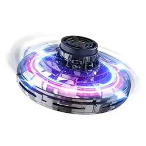 FLYNOVA RC UFO with Lights Hand Operated Mini Drone Magic Flying Orb Toy for Kids Teens Adults