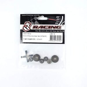 3Racing Metal Differential Gear Set 10T 18T SAK F79 V2
