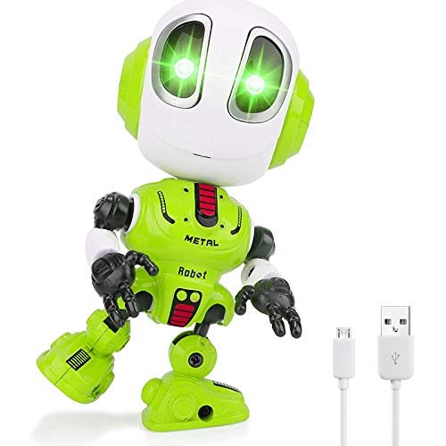 MING YING 66 Fat Brain Toys RC Robot Interactive Talking Mini Robot for Kids Green