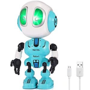 MING YING 66 Toy RC Boxing Robots Interactive Talking Robot for Kids with USB Charging and Flexible Body