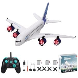 GoolRC A380 EPP RC Wing 2.4G 3CH Remote Control Airplane Easy to Fly for Beginners with 3 Batteries