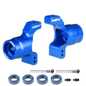 HobbyPark Aluminum Rear Stub Axle Carriers for Traxxas 1 18 LaTrax Teton Desert Prerunner Rally Replacement Parts 7552X Navy Blue Perfect for RC Fun Park Palm Desert Enthusiasts