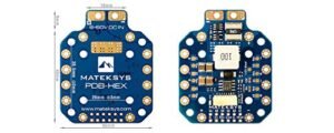 Matek PDB HEX X Class 12S Power Distribution Board for Foam Board RC Planes 6 60V DC Input 5A Regulator with 5V 9V 12V Outputs 264A Current Sense