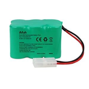 iMah Ryme B56 Rechargeable 6 Cell Ni MH SC3000mAh 7 2V Battery Pack with Standard Tamiya Plug for Tamiya Gas Powered RC Trucks